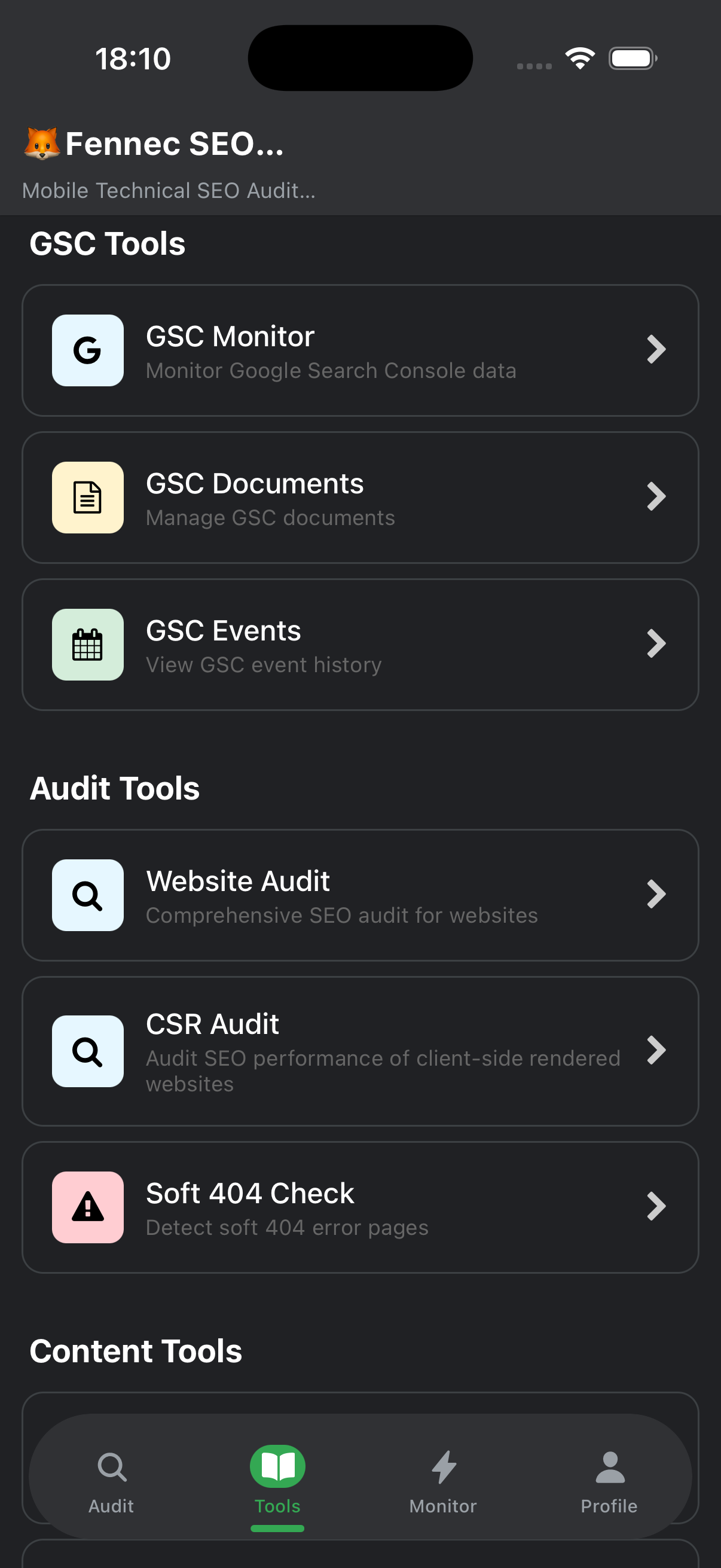 App Preview - Audit